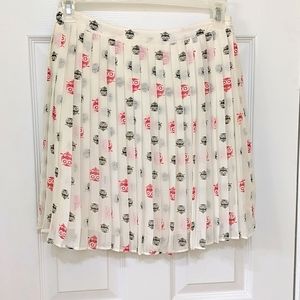 Esley Pleated Owl Skirt